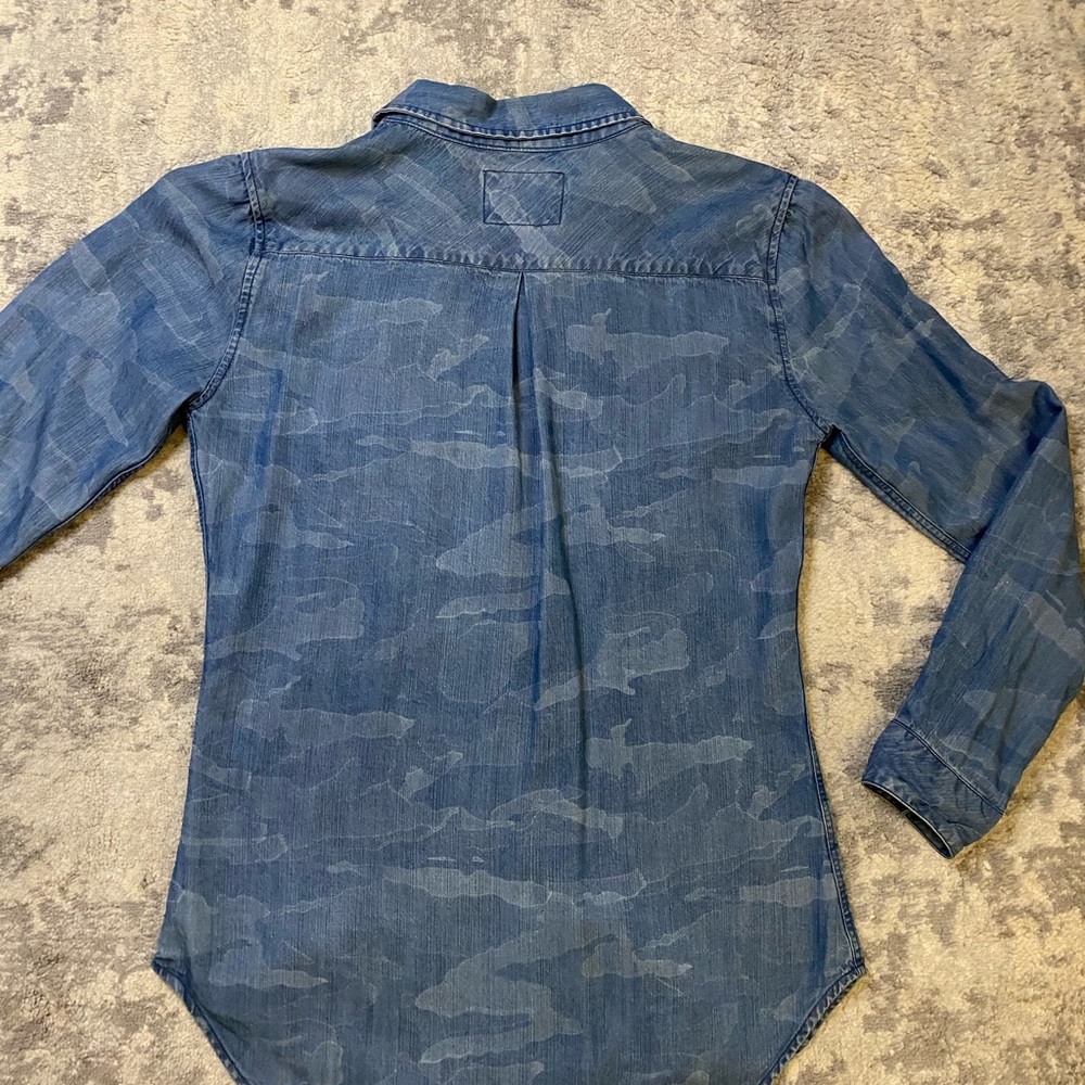 Rails Light Weight Denim Button Down Top - image 5